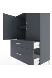 Hyperion Dolap 2 Raflı 2 Çekmeceli 2 Kapaklı 88x44x134 - S51M010V5B