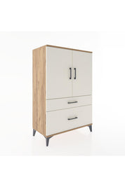 Hyperion Dolap 2 Raflı 2 Çekmeceli 2 Kapaklı 88x44x134 - S51M010V7B