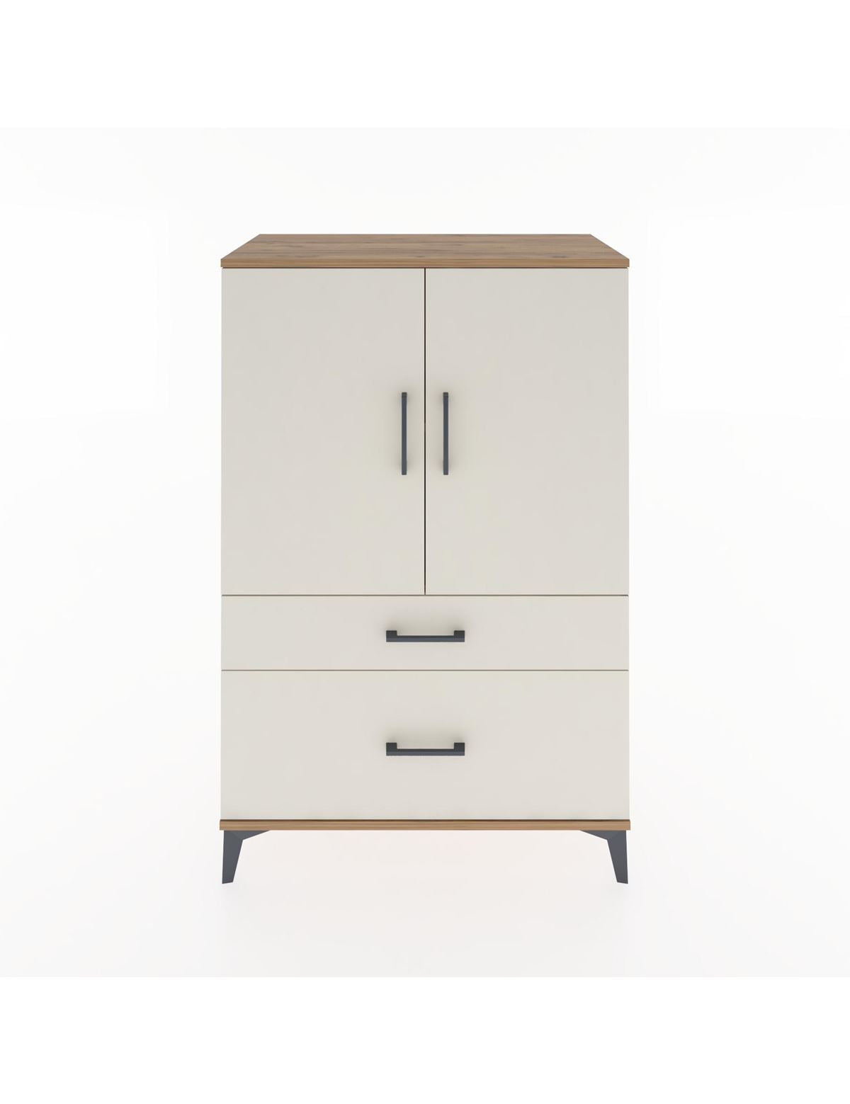Hyperion Dolap 2 Raflı 2 Çekmeceli 2 Kapaklı 88x44x134 - S51M010V7B