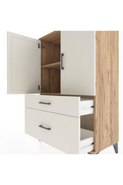 Hyperion Dolap 2 Raflı 2 Çekmeceli 2 Kapaklı 88x44x134 - S51M010V7B