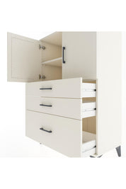 Hyperion Dolap 2 Raflı 3 Çekmeceli 2 Kapaklı 88x44x134 - S51M011V1B