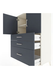 Hyperion Dolap 2 Raflı 3 Çekmeceli 2 Kapaklı 88x44x134 - S51M011V2B