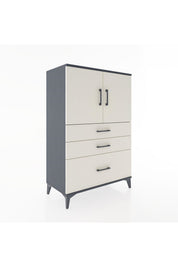 Hyperion Dolap 2 Raflı 3 Çekmeceli 2 Kapaklı 88x44x134 - S51M011V4B
