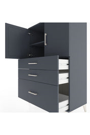 Hyperion Dolap 2 Raflı 3 Çekmeceli 2 Kapaklı 88x44x134 - S51M011V5B