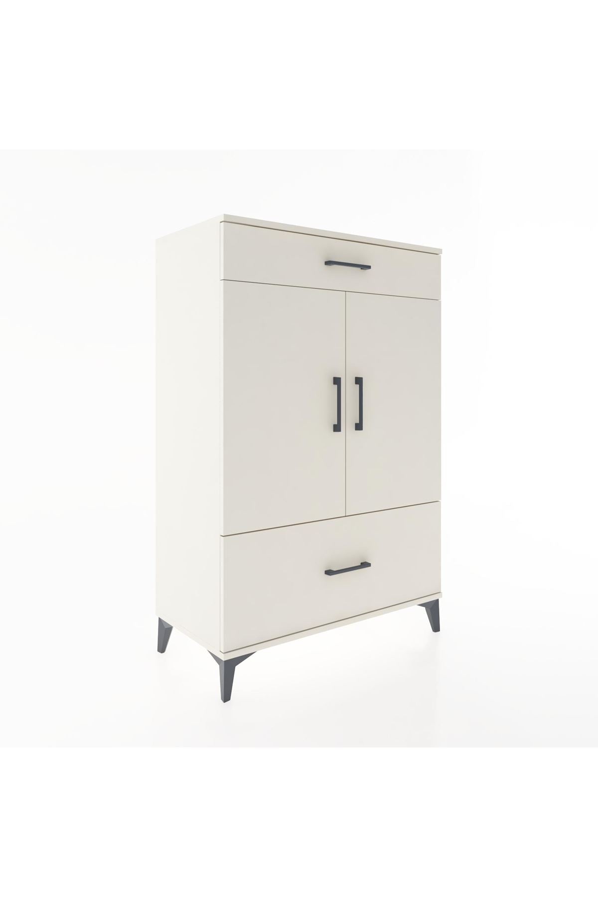 Hyperion Dolap 2 Raflı 2 Çekmeceli 2 Kapaklı 88x44x134 - S51M013V1B