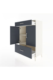 Hyperion Dolap 2 Raflı 2 Çekmeceli 2 Kapaklı 88x44x134 - S51M013V2B
