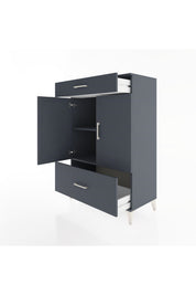 Hyperion Dolap 2 Raflı 2 Çekmeceli 2 Kapaklı 88x44x134 - S51M013V5B