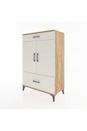 Hyperion Dolap 2 Raflı 2 Çekmeceli 2 Kapaklı 88x44x134 - S51M013V7B
