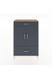 Hyperion Dolap 2 Raflı 2 Çekmeceli 2 Kapaklı 88x44x134 - S51M013V8B