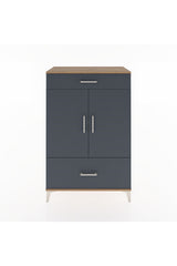 Hyperion Dolap 2 Raflı 2 Çekmeceli 2 Kapaklı 88x44x134