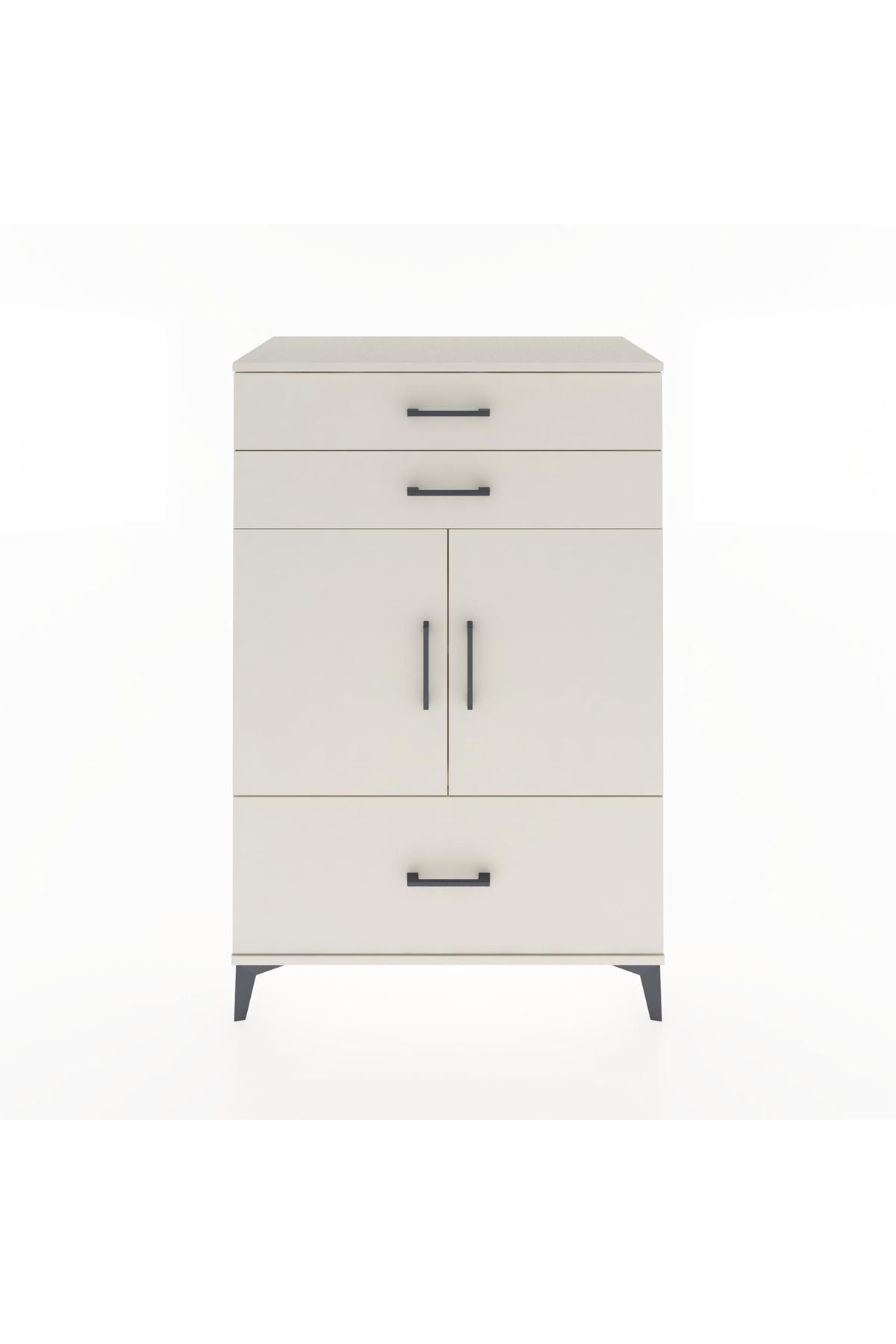 Hyperion Dolap 2 Raflı 3 Çekmeceli 2 Kapaklı 88x44x134 - S51M014V1B