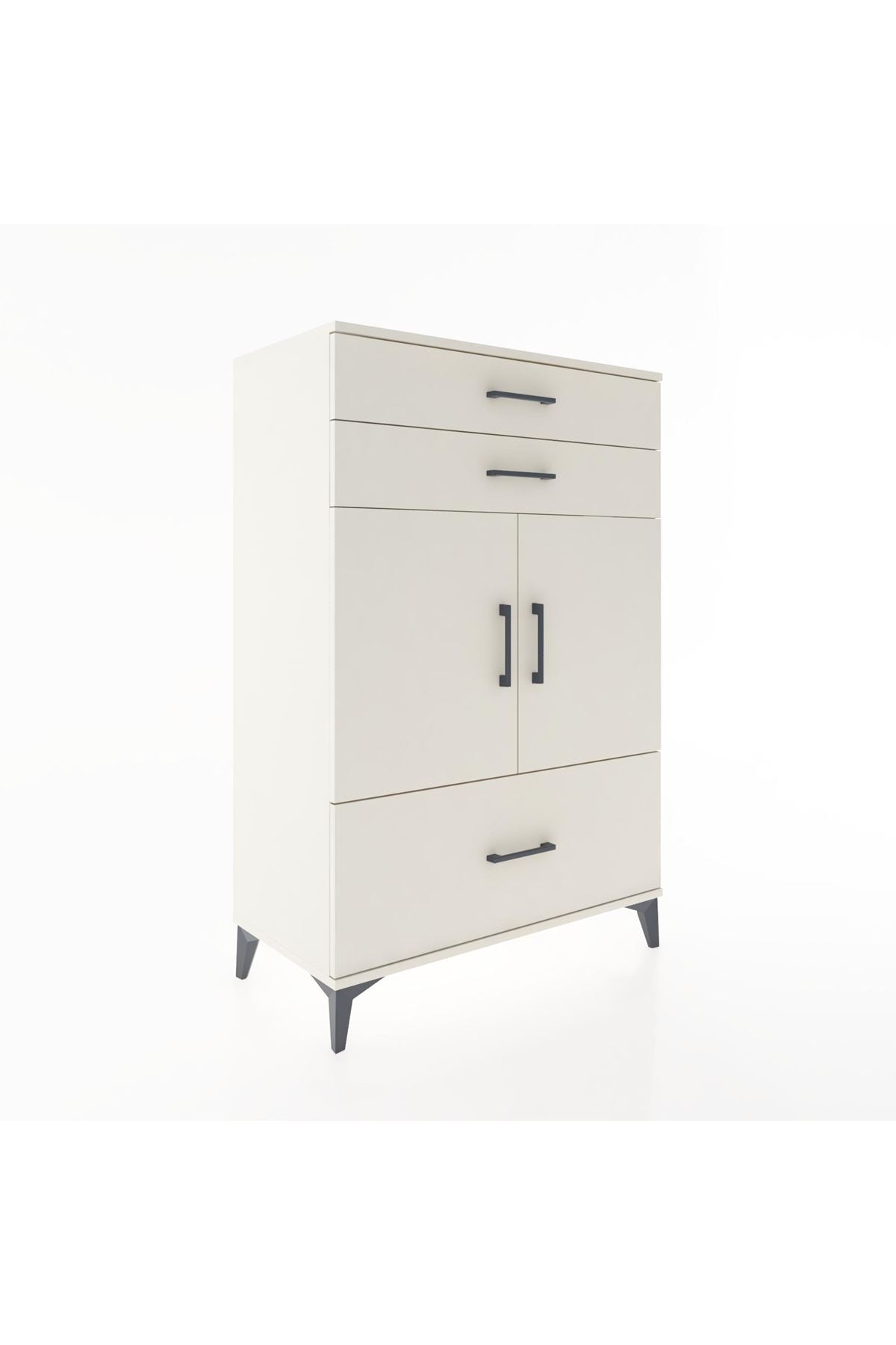 Hyperion Dolap 2 Raflı 3 Çekmeceli 2 Kapaklı 88x44x134 - S51M014V1B