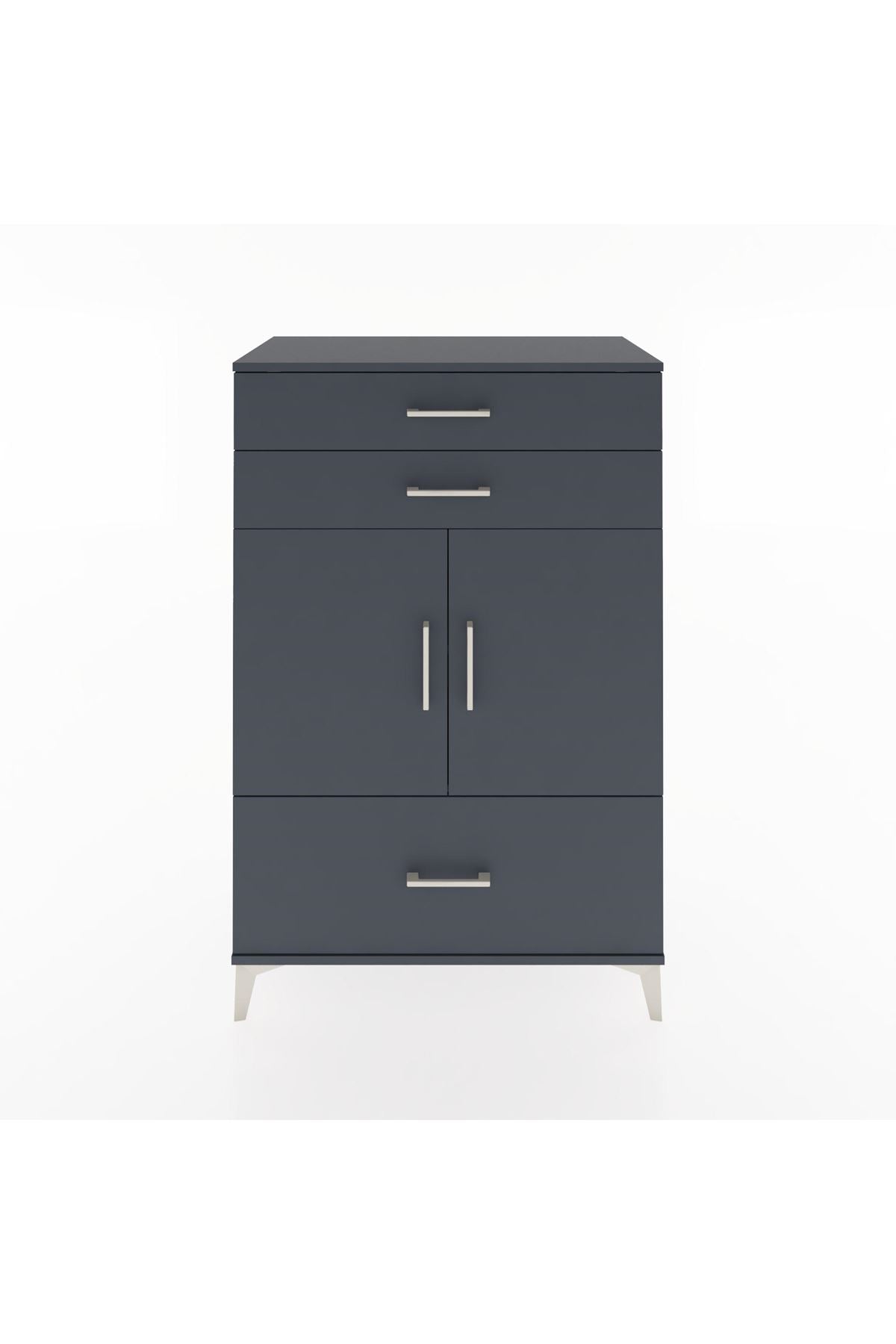 Hyperion Dolap 2 Raflı 3 Çekmeceli 2 Kapaklı 88x44x134 - S51M014V5B