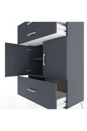 Hyperion Dolap 2 Raflı 3 Çekmeceli 2 Kapaklı 88x44x134 - S51M014V5B
