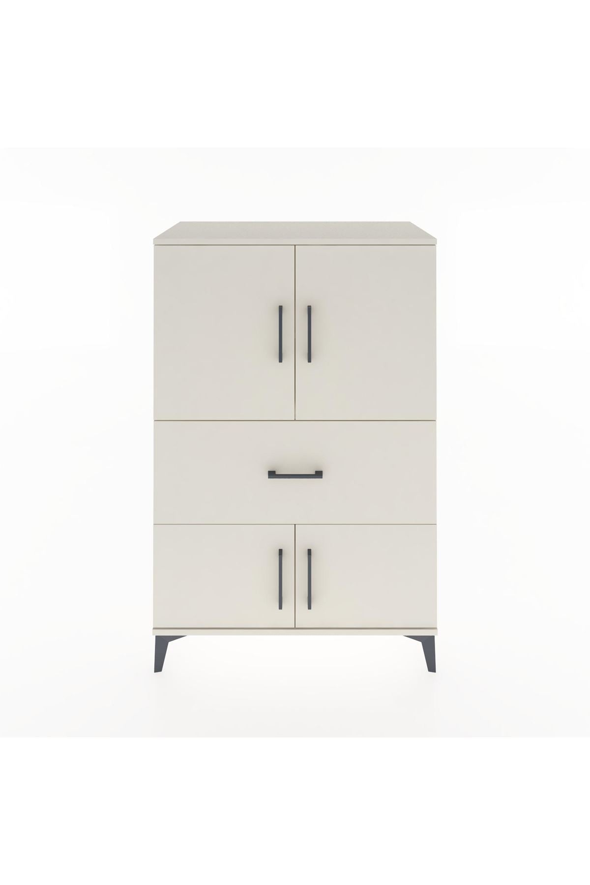 Hyperion Dolap 2 Raflı Tek Çekmeceli 4 Kapaklı 88x44x134 - S51M016V1B