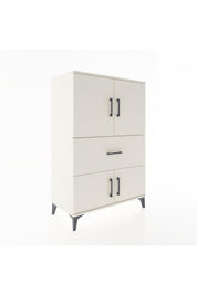 Hyperion Dolap 2 Raflı Tek Çekmeceli 4 Kapaklı 88x44x134 - S51M016V1B