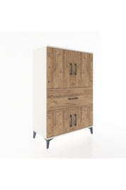Hyperion Dolap 2 Raflı Tek Çekmeceli 4 Kapaklı 88x44x134 - S51M016V3B