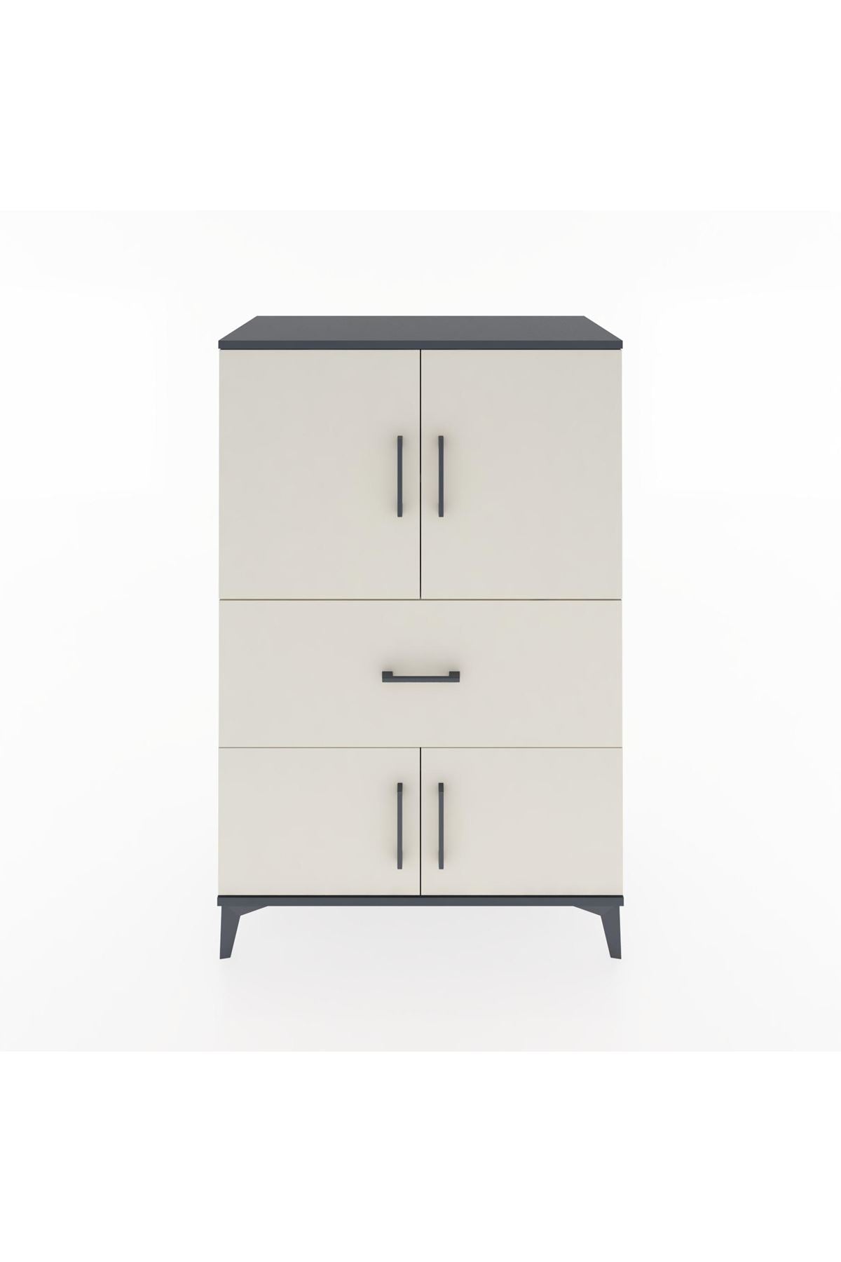 Hyperion Dolap 2 Raflı Tek Çekmeceli 4 Kapaklı 88x44x134 - S51M016V4B