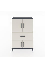 Hyperion Dolap 2 Raflı Tek Çekmeceli 4 Kapaklı 88x44x134 - S51M016V4B