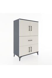 Hyperion Dolap 2 Raflı Tek Çekmeceli 4 Kapaklı 88x44x134 - S51M016V4B