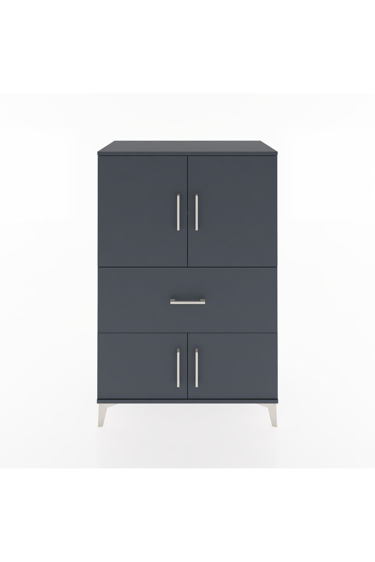 Hyperion Dolap 2 Raflı Tek Çekmeceli 4 Kapaklı 88x44x134 - S51M016V5B