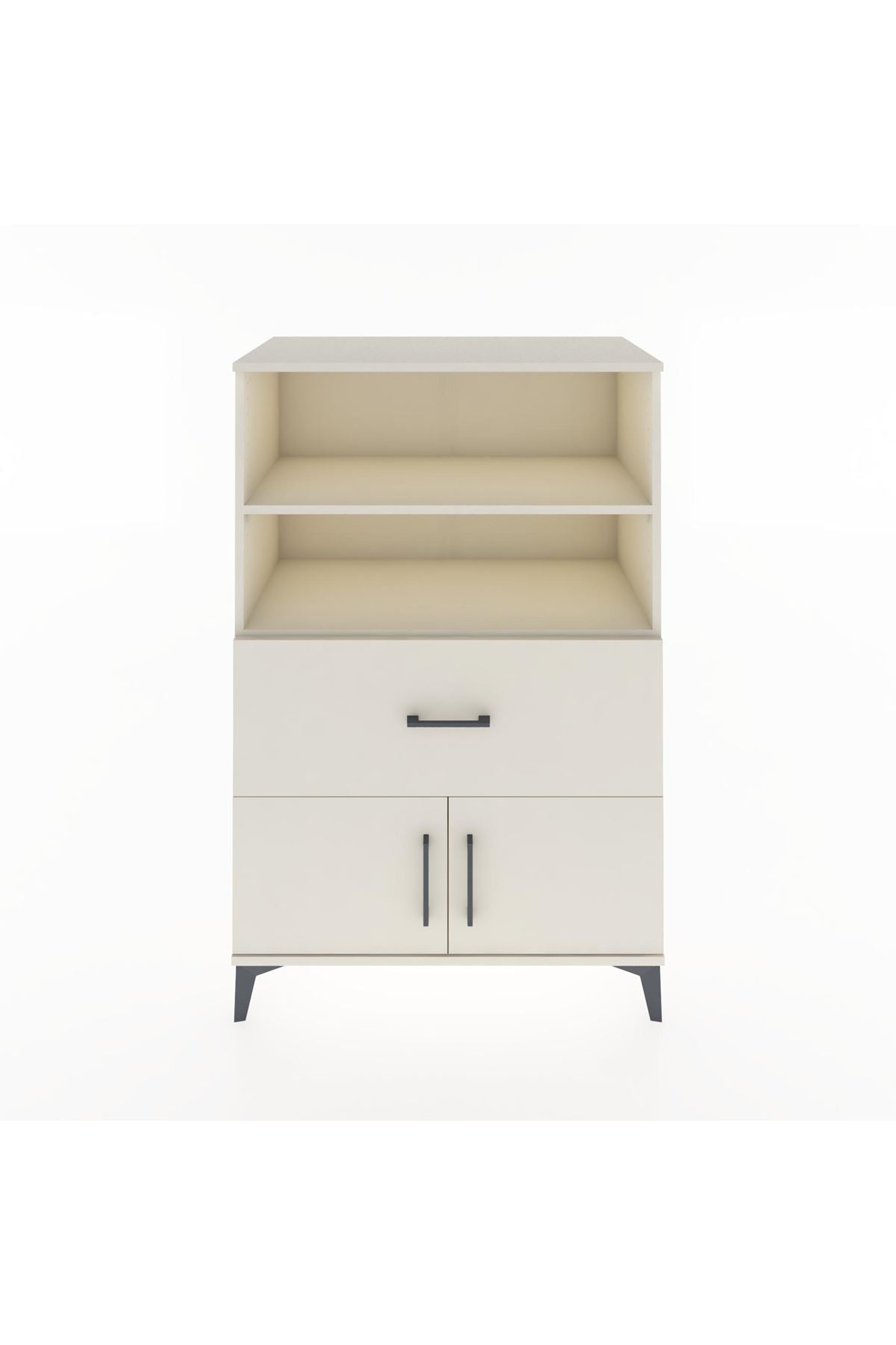 Hyperion Dolap 2 Raflı Tek Çekmeceli 2 Kapaklı 88x44x134 - S51M017V1B