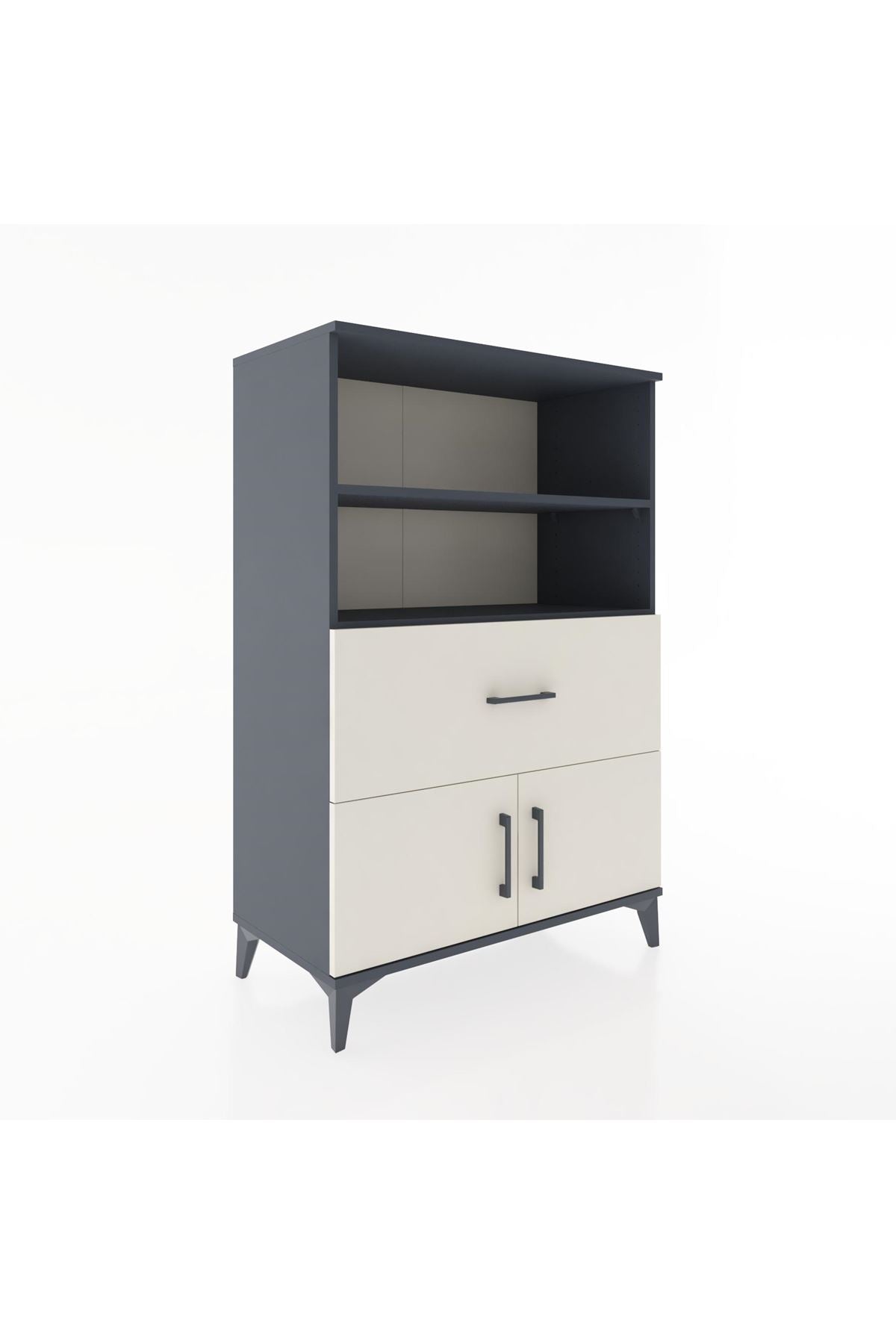 Hyperion Dolap 2 Raflı Tek Çekmeceli 2 Kapaklı 88x44x134 - S51M017V4B