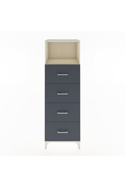 Hyperion Dolap Tek Raflı 4 Çekmeceli 60x44x182 - S56M052V2B
