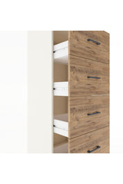 Hyperion Dolap Tek Raflı 4 Çekmeceli 60x44x182 - S56M052V3B