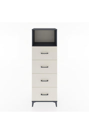 Hyperion Dolap Tek Raflı 4 Çekmeceli 60x44x182 - S56M052V4B