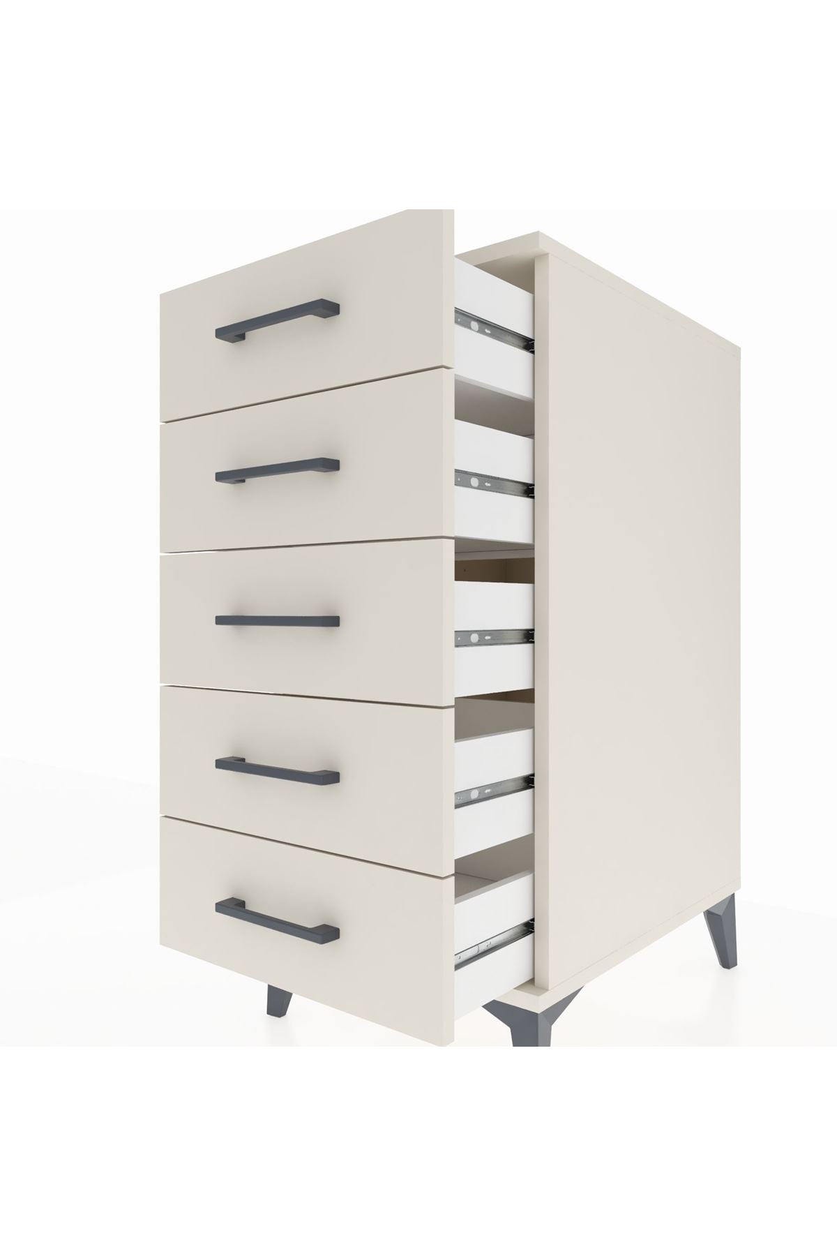 Kronos Komodin 5 Çekmeceli 44x59x96 - S75M001V1C