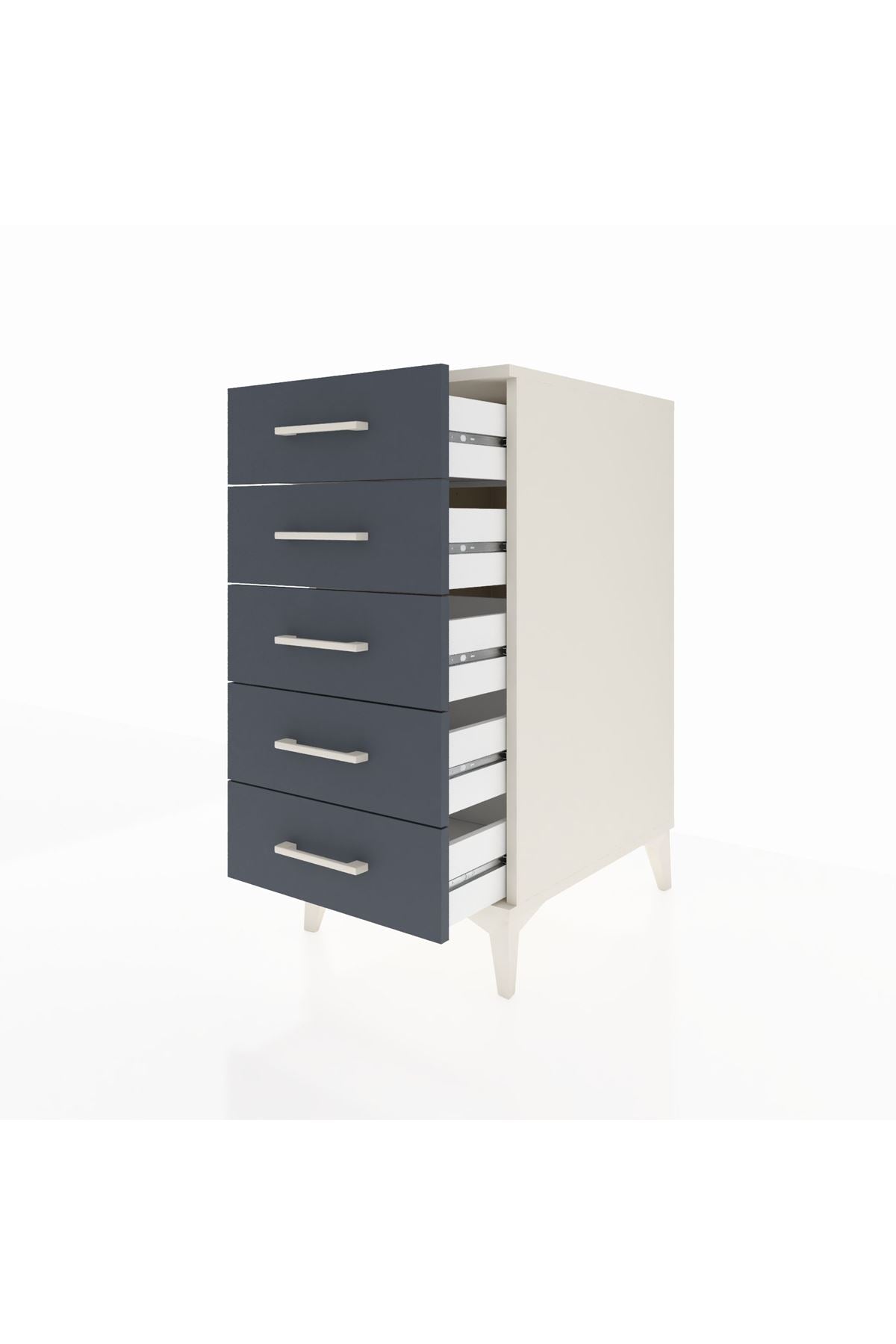 Kronos Komodin 5 Çekmeceli 44x59x96 - S75M001V2C