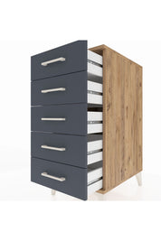 Kronos Komodin 5 Çekmeceli 44x59x96 - S75M001V8C