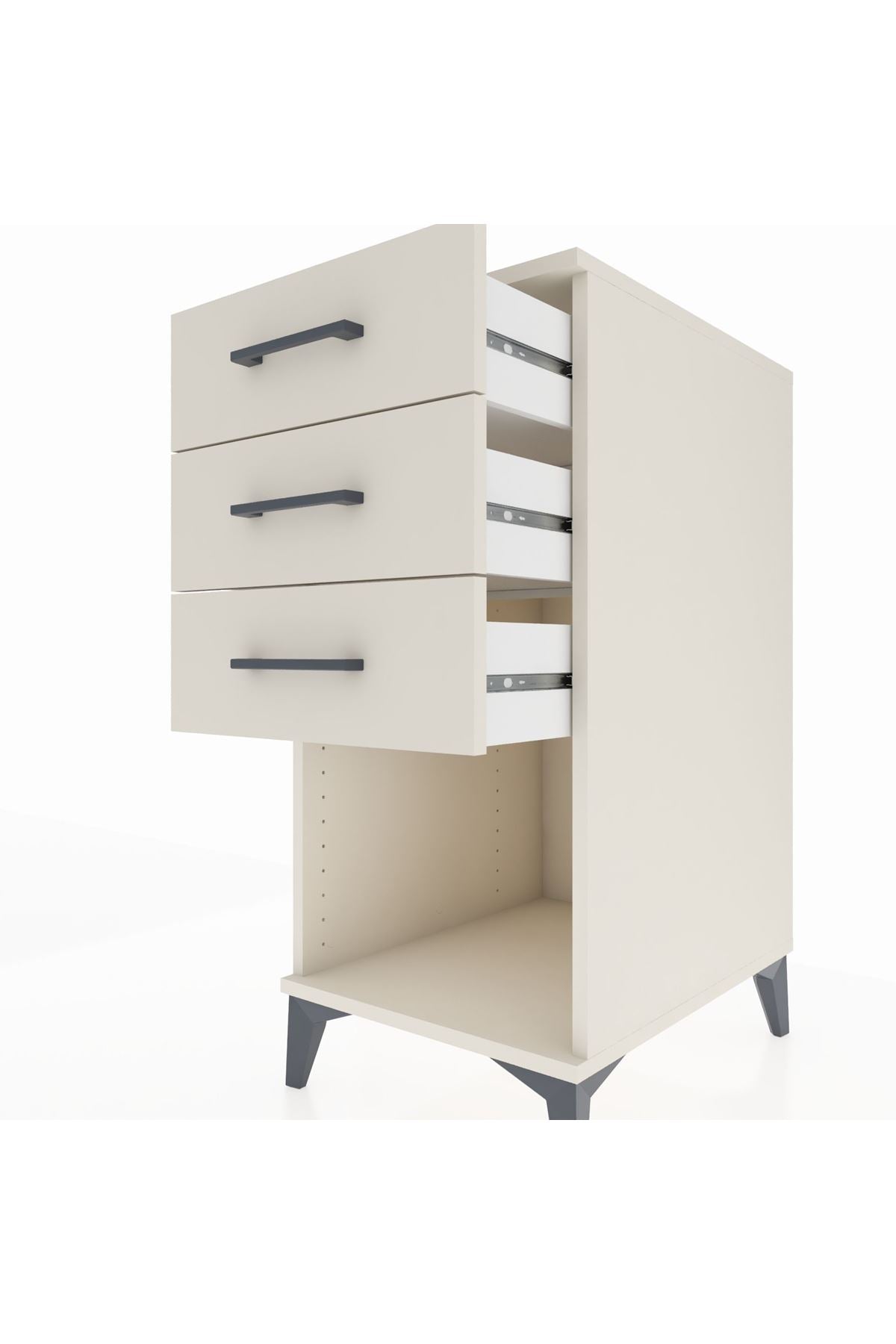 Kronos Komodin 3 Çekmeceli 44x59x96 - S75M002V1C