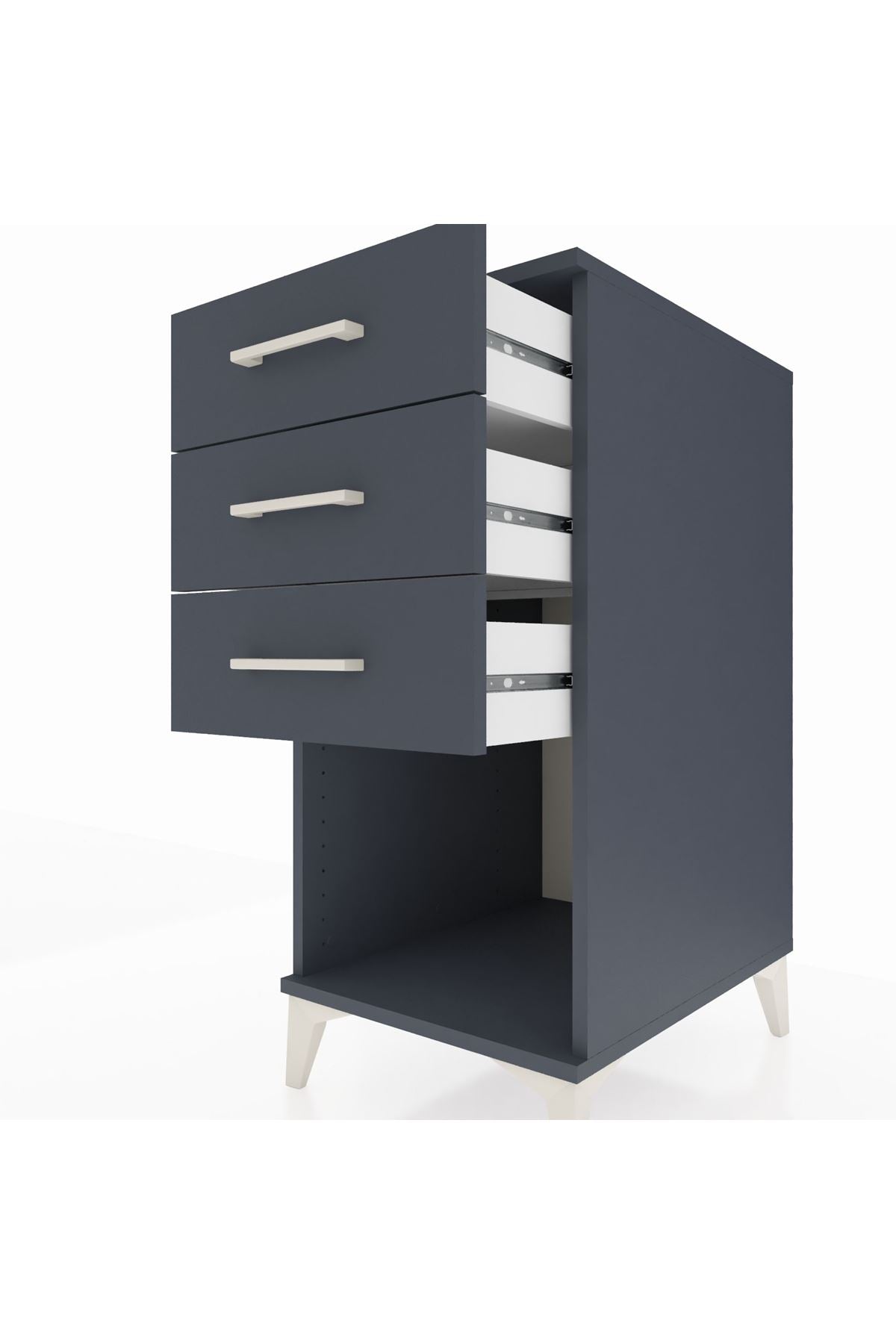 Kronos Komodin 3 Çekmeceli 44x59x96 - S75M002V5C