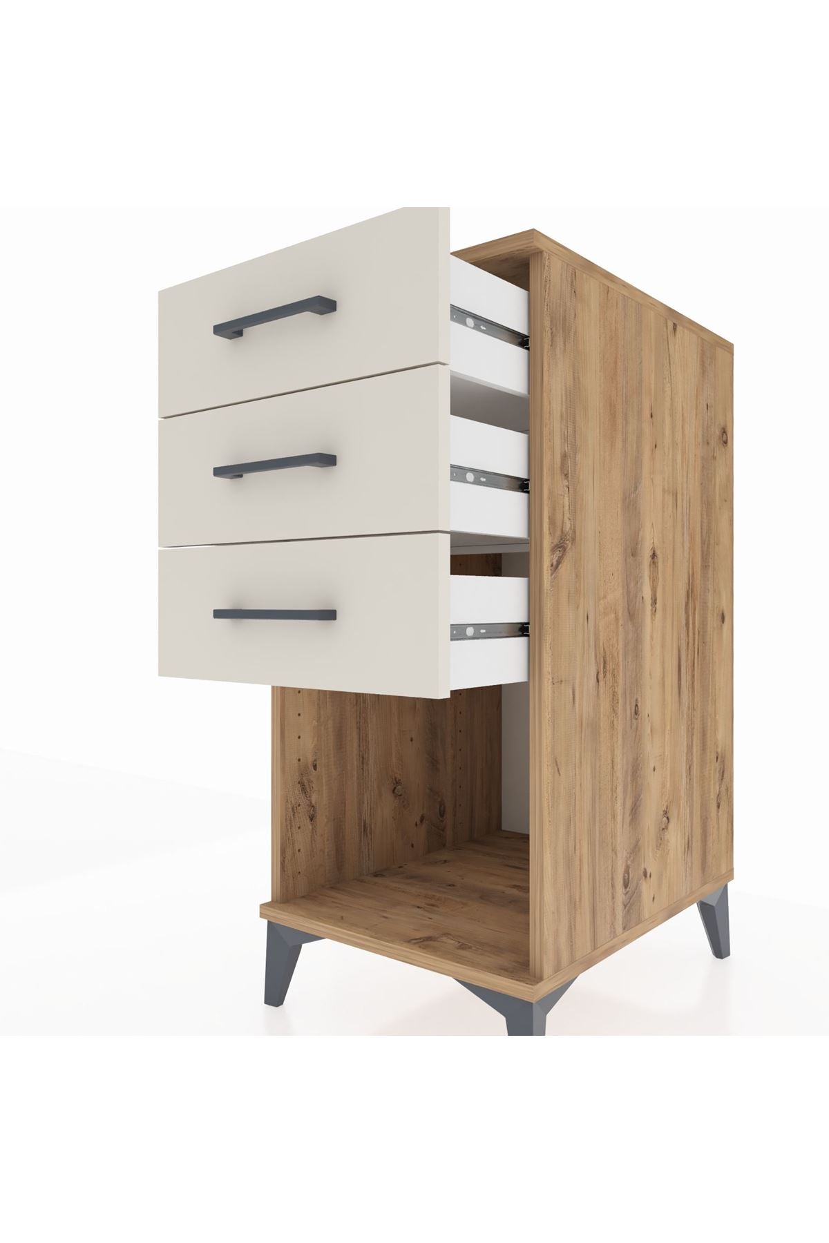 Kronos Komodin 3 Çekmeceli 44x59x96 - S75M002V7C