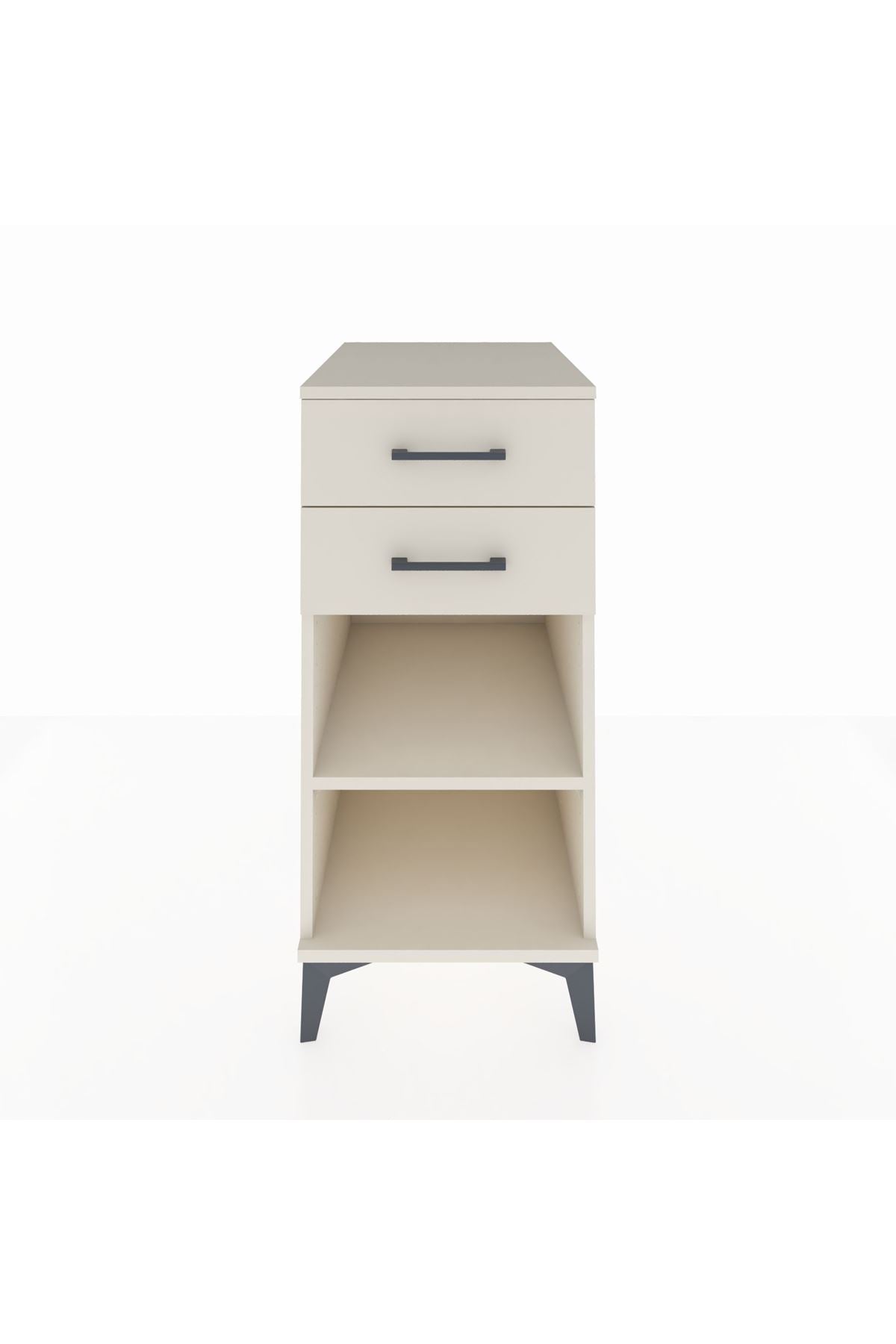 Kronos Komodin Tek Raflı 2 Çekmeceli 44x59x96 - S75M003V1C