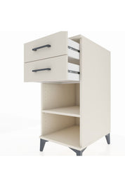 Kronos Komodin Tek Raflı 2 Çekmeceli 44x59x96 - S75M003V1C