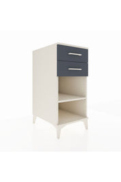 Kronos Komodin Tek Raflı 2 Çekmeceli 44x59x96 - S75M003V2C