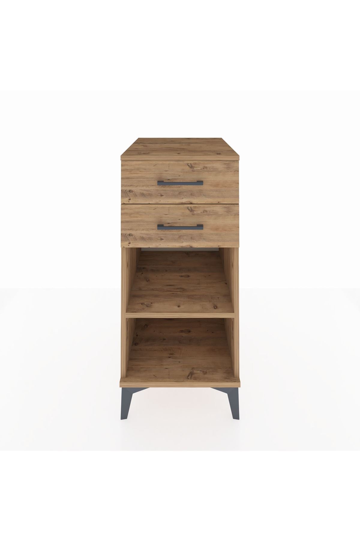 Kronos Komodin Tek Raflı 2 Çekmeceli 44x59x96 - S75M003V9C