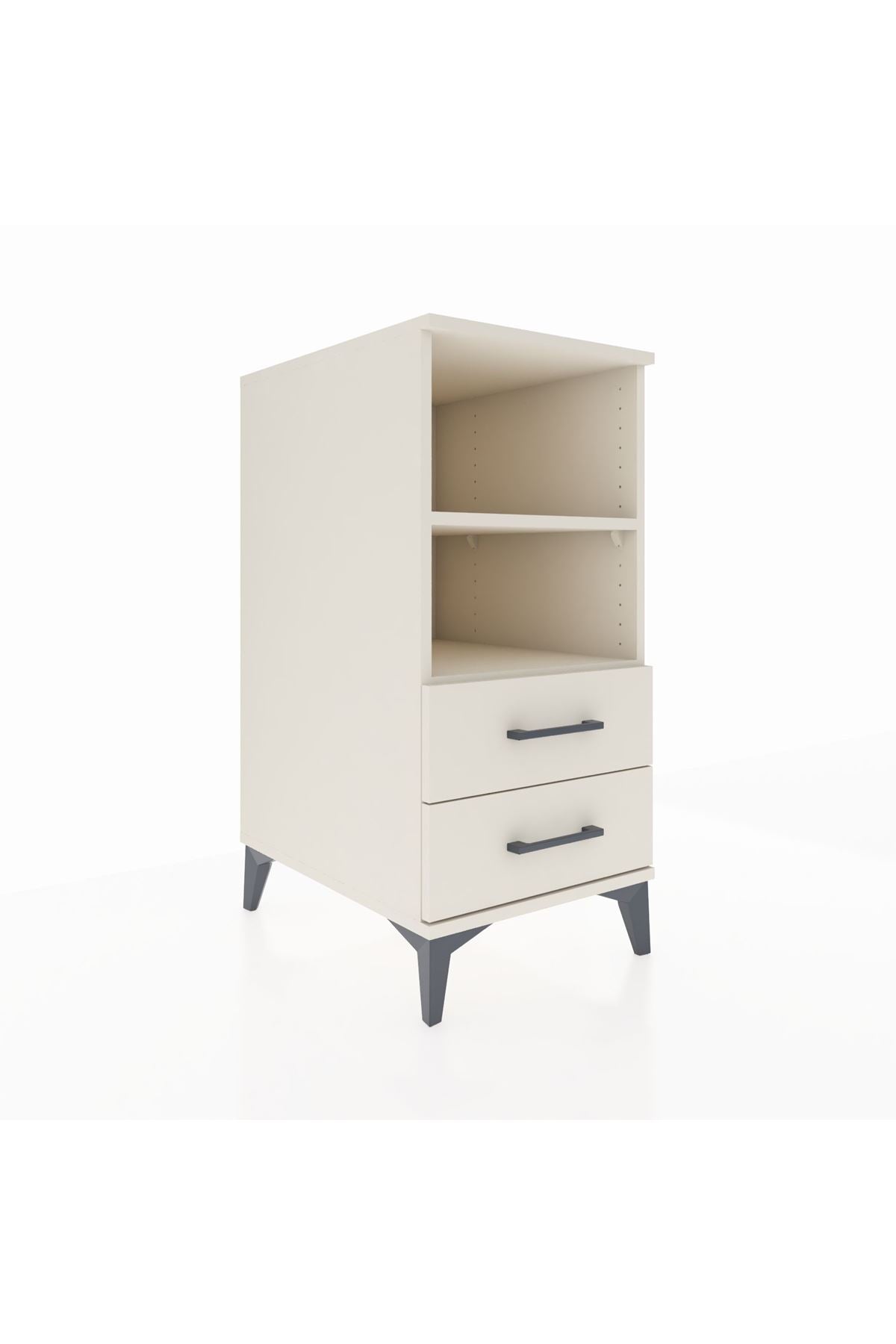 Kronos Komodin 2 Raflı 2 Çekmeceli 44x59x96 - S75M004V1C