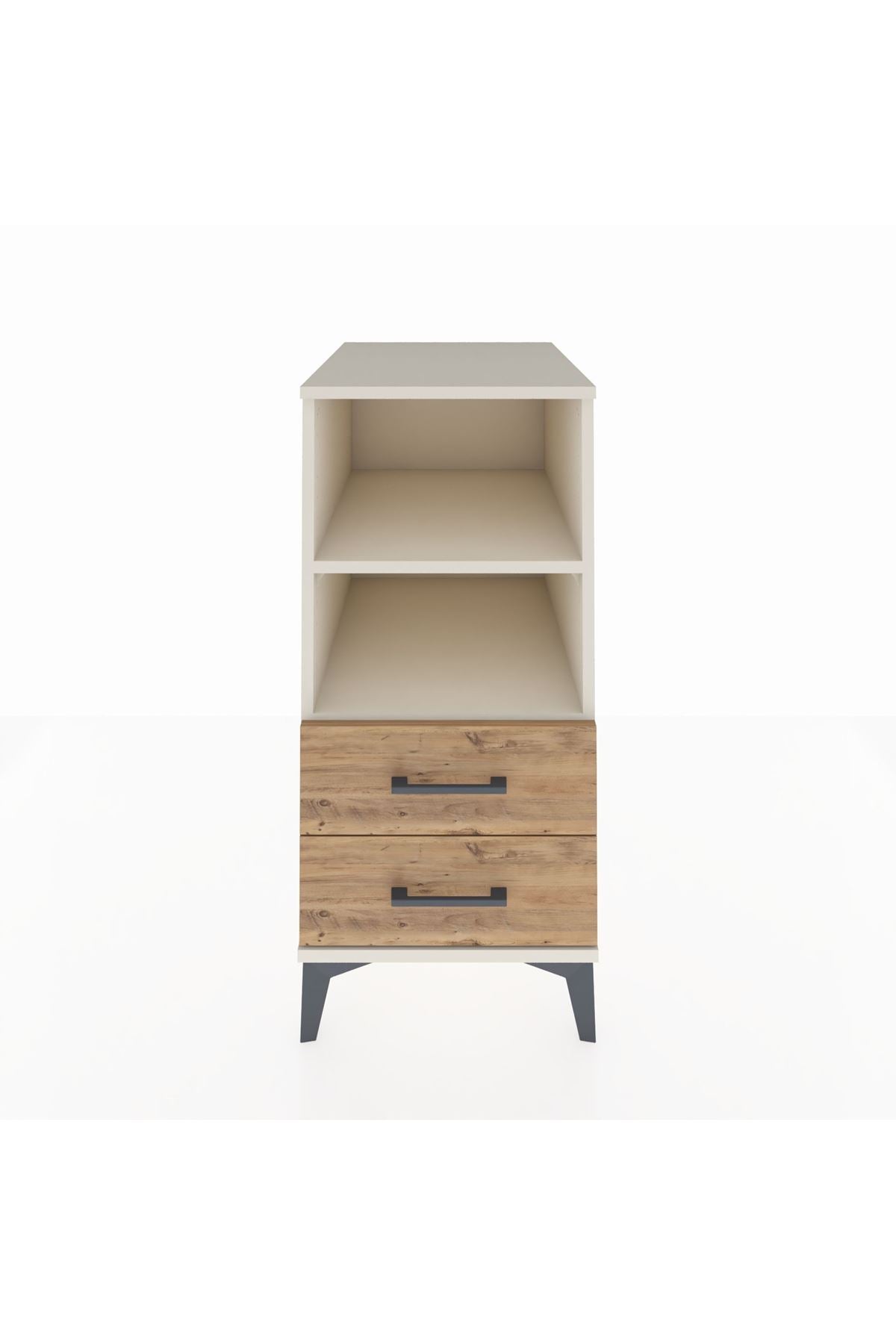 Kronos Komodin 2 Raflı 2 Çekmeceli 44x59x96 - S75M004V3C