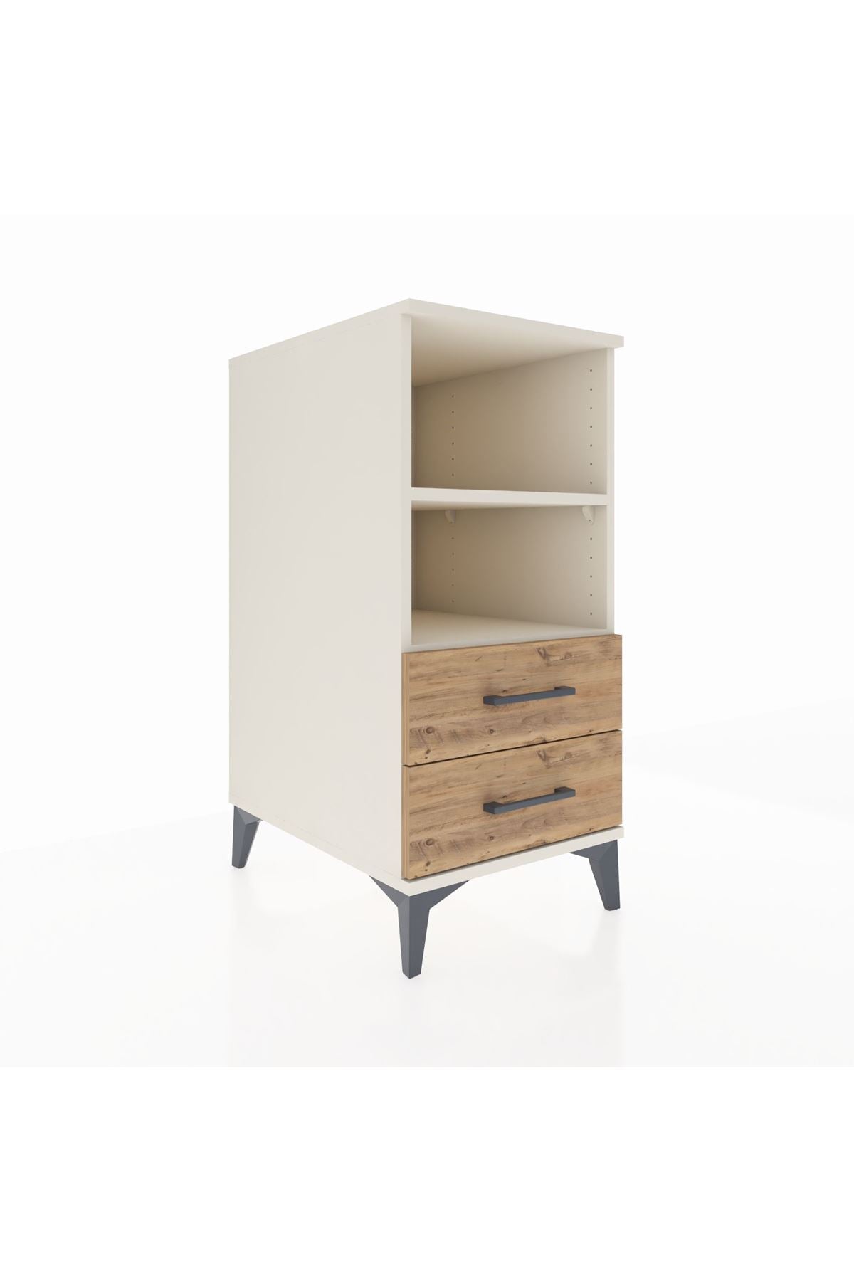 Kronos Komodin 2 Raflı 2 Çekmeceli 44x59x96 - S75M004V3C