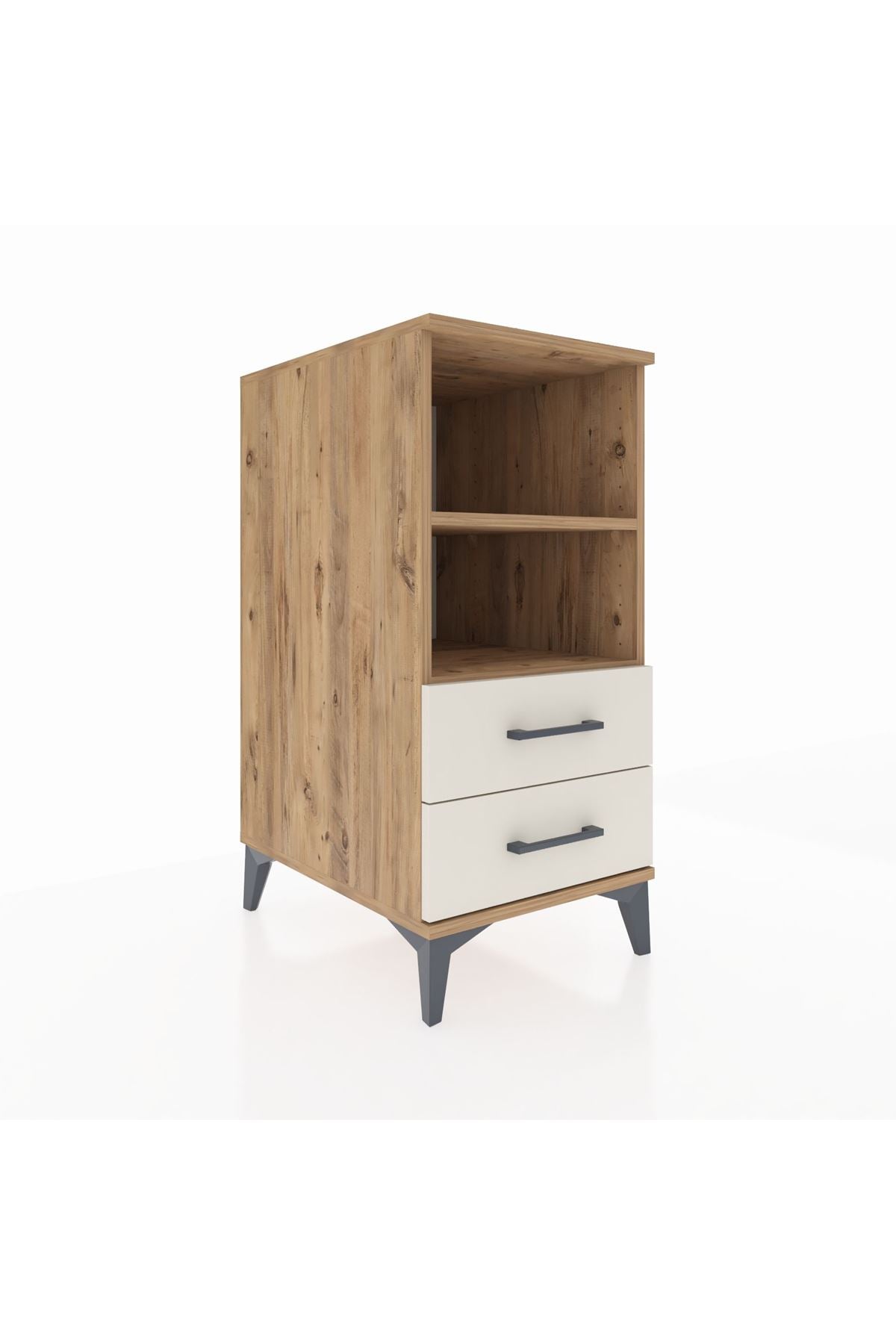 Kronos Komodin 2 Raflı 2 Çekmeceli 44x59x96 - S75M004V7C