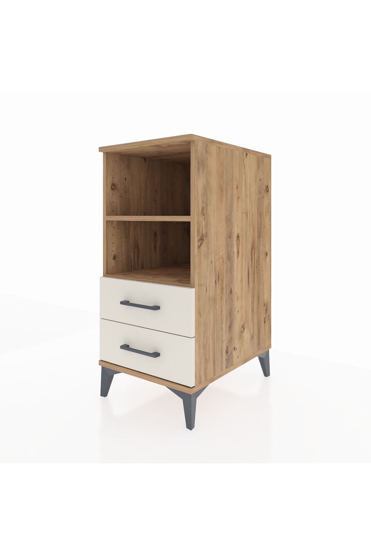 Kronos Komodin 2 Raflı 2 Çekmeceli 44x59x96 - S75M004V7C