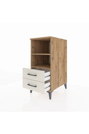 Kronos Komodin 2 Raflı 2 Çekmeceli 44x59x96 - S75M004V7C