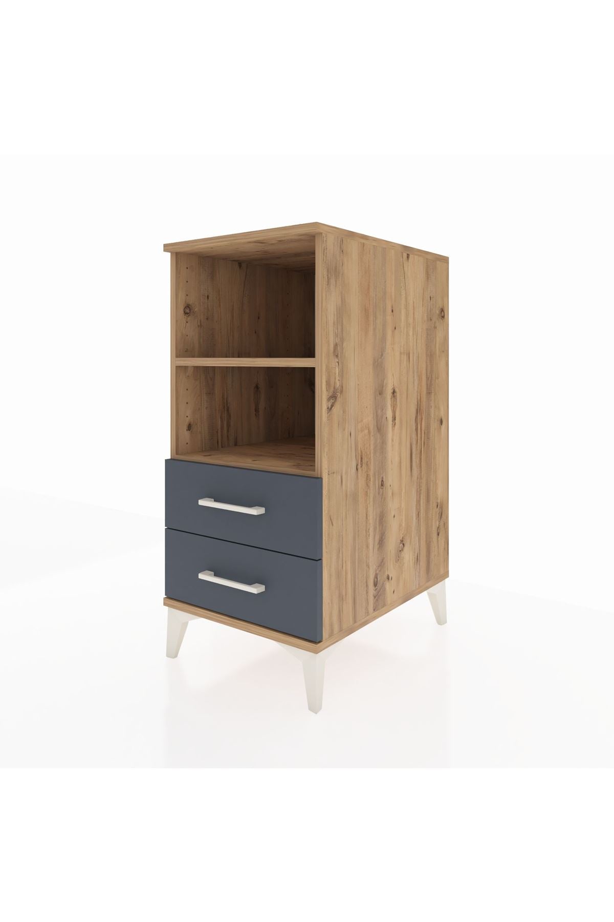 Kronos Komodin 2 Raflı 2 Çekmeceli 44x59x96 - S75M004V8C