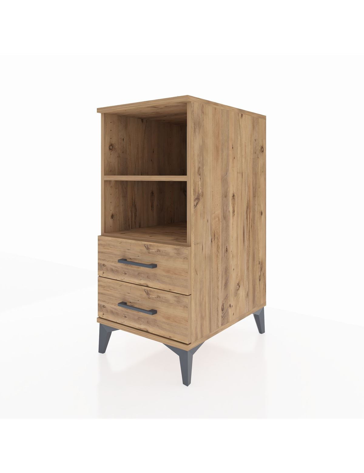Kronos Komodin 2 Raflı 2 Çekmeceli 44x59x96 - S75M004V9C