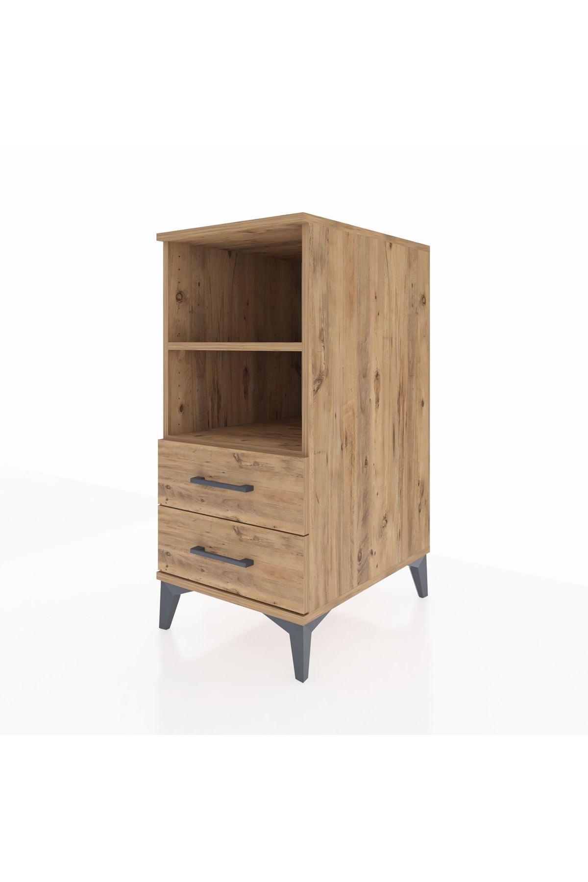 Kronos Komodin 2 Raflı 2 Çekmeceli 44x59x96 - S75M004V9C