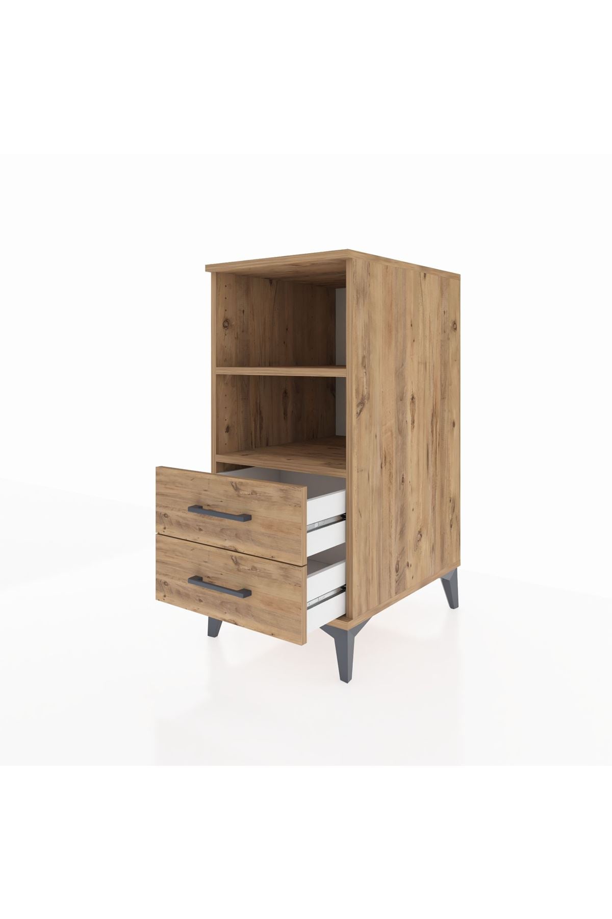 Kronos Komodin 2 Raflı 2 Çekmeceli 44x59x96 - S75M004V9C